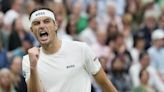 Taylor Fritz defeats two-time Grand Slam finalist Alexander Zverev in Wimbledon's fourth round