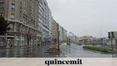 Un río atmosférico dejará este viernes en A Coruña lluvia y rachas de viento de 80 km/h