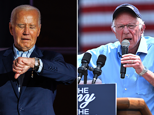 Bernie Sanders tells Biden to 'turn off the teleprompter' and let voters judge 'how well he's doing'