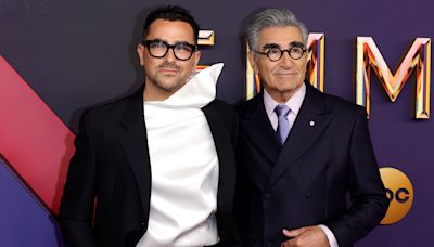 Emmys Hosts Eugene and Dan Levy Bring Gentle Mocking to Opening Monologue