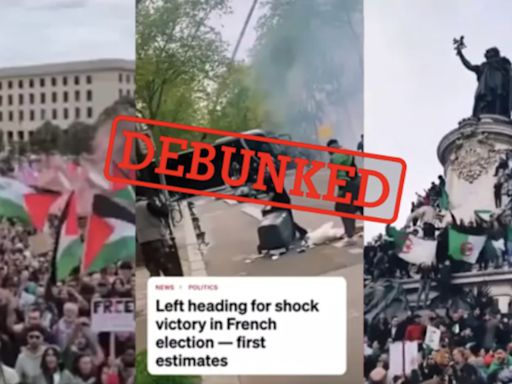 Palestinian flags, outbursts… No, these images weren’t filmed after the results of the French election