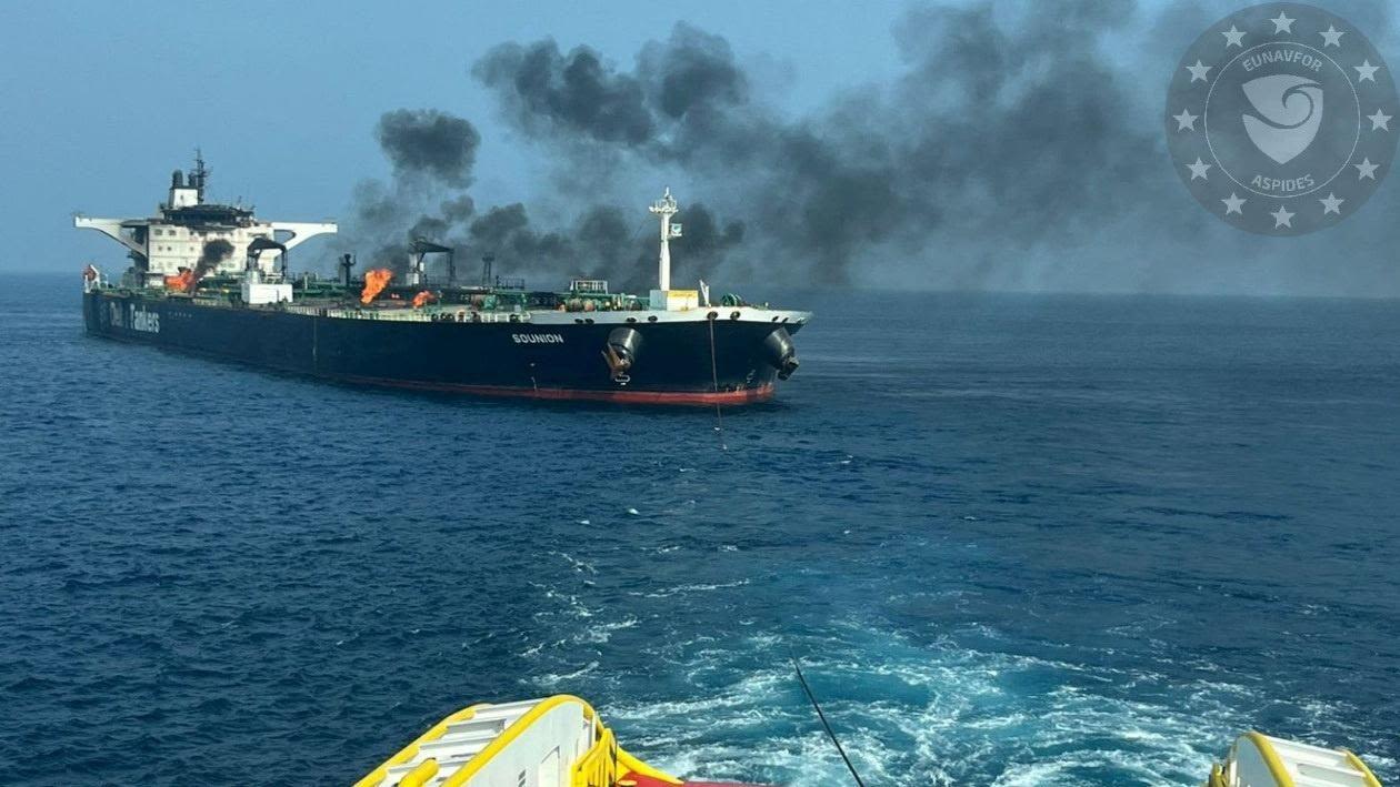 Red Sea oil spill averted as burning tanker saved