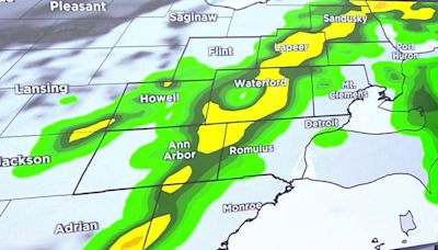 Cooler temperatures, rain showers are expected this weekend in Metro Detroit