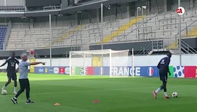 Mbappé entrenando de cara a su preparación contra Bélgica - MarcaTV