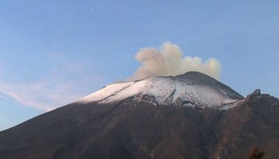 Popocatépetl registra 12 exhalaciones de baja intensidad en las últimas 24 horas