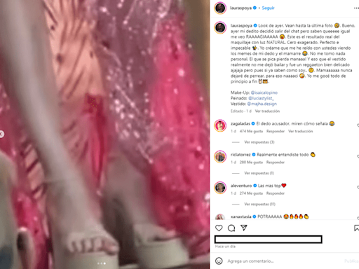 ¡Se ríe! Laura Spoya se burla de comentarios de su calzado en el Miss Perú: “Mi dedito salió del chat”