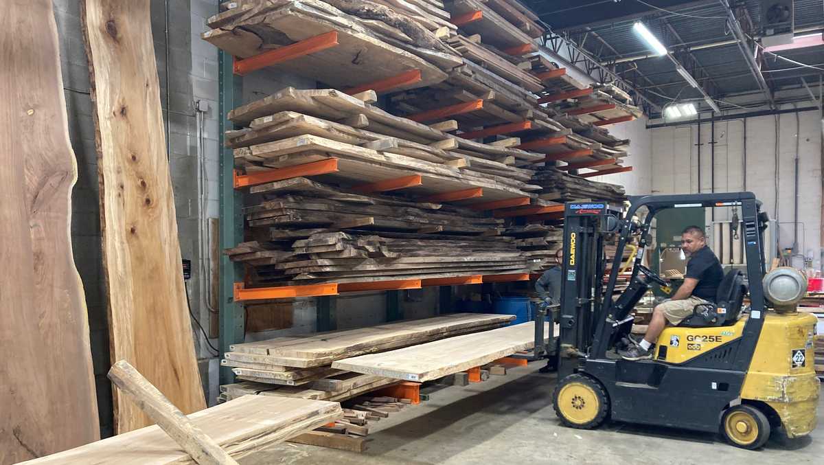 Baltimore lumber company salvages fallen trees, protecting the environment