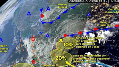 Clima en México este 6 de septiembre de 2024: Se esperan lluvias y 'Norte'