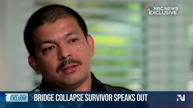 Baltimore Bridge Collapse Survivor Reveals What He Had to Do to Stay Alive