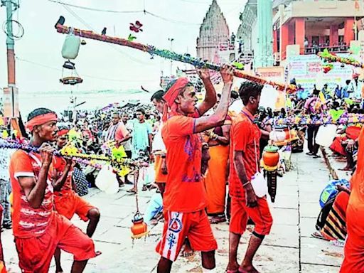 KV Dham Shrawan Monday Preparations | Varanasi News - Times of India