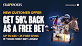 England v Slovakia offer: Get 50% back as a free bet up to £25 + 25 free spins