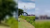 Investigation underway after crew briefly loses control of container ship, forcing temporary closure of Charleston bridge