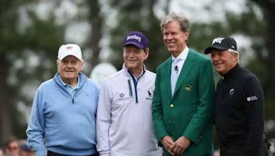 The Face of Golf Saudi, Gary Player Kicks off 2024 Masters With Jack Nicklaus; Sends Fans Into a Frenzy