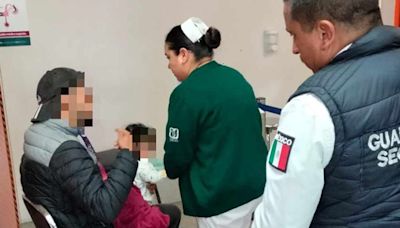 Trasladan de emergencia a un hospital a bebé enfermo, en Morelia