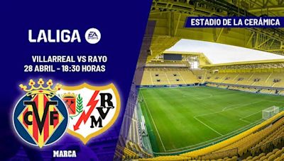 Villarreal - Rayo: a qué hora, dónde ver hoy en TV y canal del partido de LaLiga EA Sports