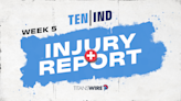 Titans release first injury report ahead of Week 5 game vs. Colts