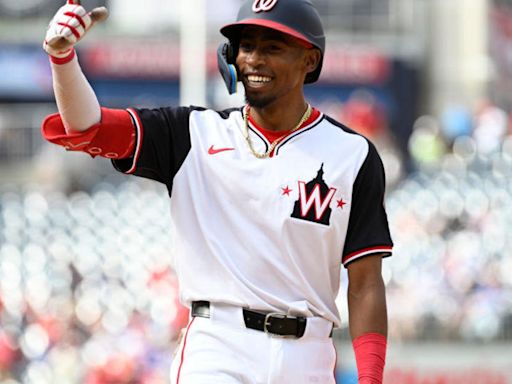 Darren Baker, son of Dusty Baker, gets his 1st MLB hit with Washington Nationals