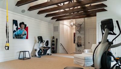 Home gym just one of this remodel's dramatic touches