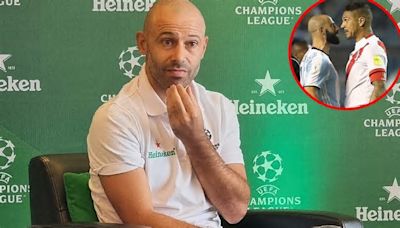 Mascherano recordó la vez que tuvo un 'encontronazo' con Paolo Guerrero: "Siempre ha sido un rival muy duro"