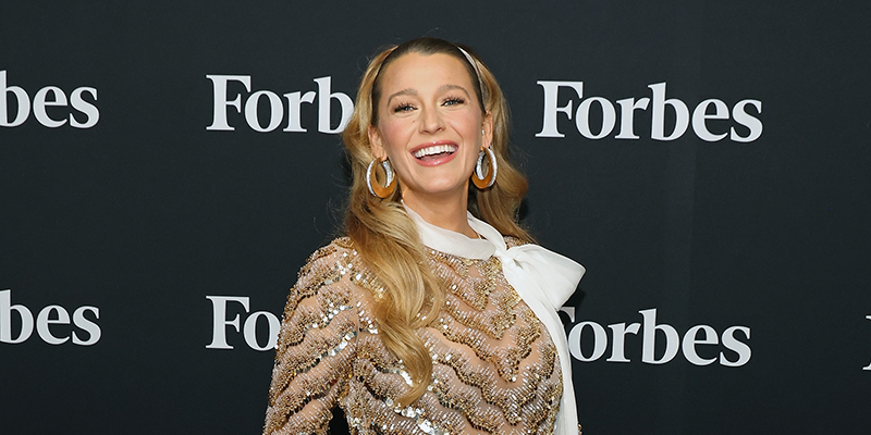 Blake Lively does husband Ryan Reynolds proud in Canadian tuxedo