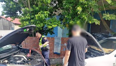 車突故障天將神兵 臺西警及時解危男子感謝 | 蕃新聞