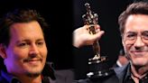 Johnny Depp felicita a su amigo Robert Downey Jr. por su Oscar con un conmovedor mensaje