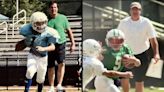 Drake Maye’s dad talks coaching son, Sam Hartman in youth football