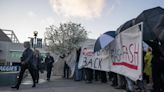 2 arrested, officer injured after protesters clash outside Charlie Kirk’s speech at UC Davis