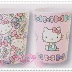 ♥小花花日本精品♥Hello Kitty 新生活抽抽樂塑膠美耐皿水杯子