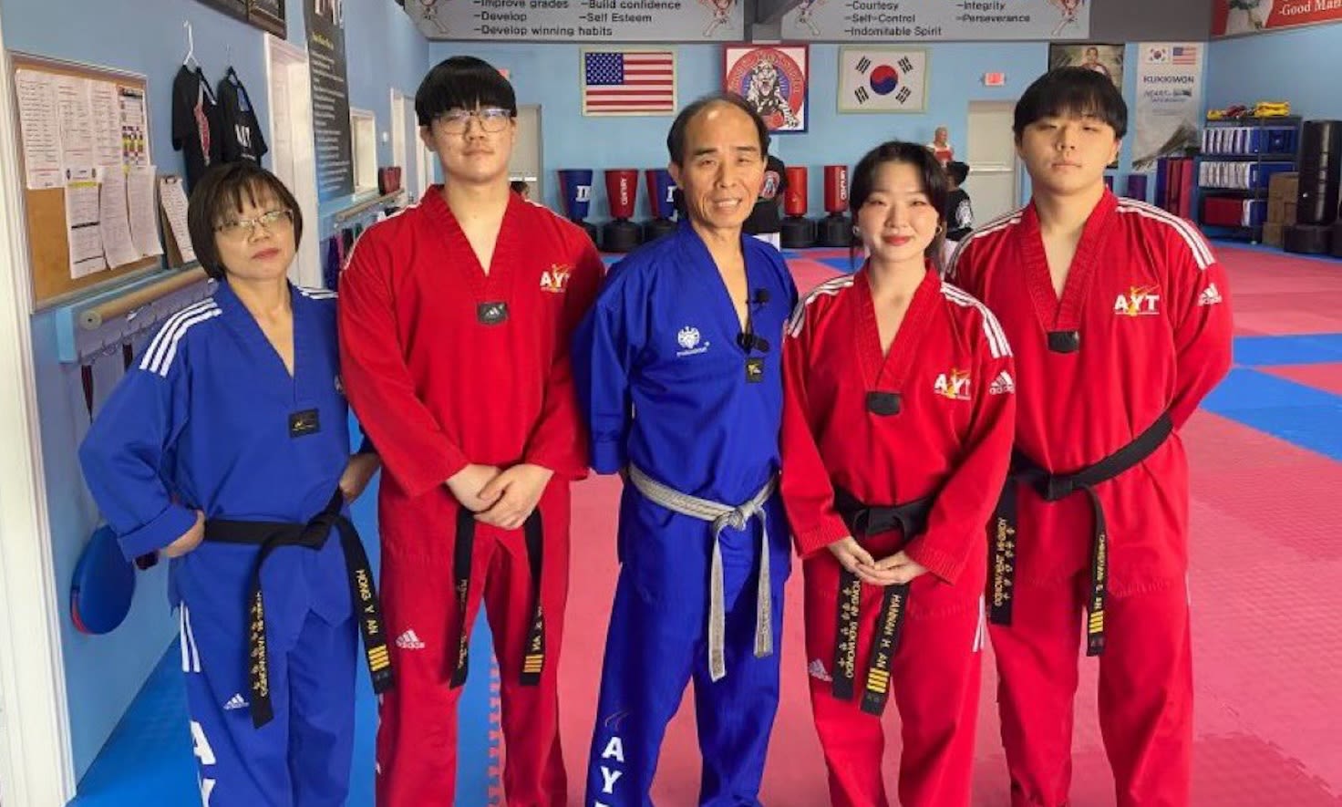 Texas family who runs taekwondo school rescues a woman from alleged assault