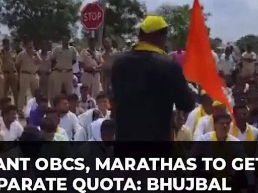 Beed protests: Want OBCs and Marathas to get separate reservation, says NCP's Chhagan Bhujbal