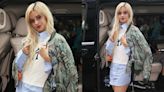 Camila Cabello Layers Up in Mowalola Shirtdress and Bomber Jacket for London Album Signing