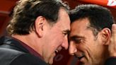 El emotivo cara a cara entre Néstor Lorenzo y Lionel Scaloni: esperado reencuentro en la final de la Copa América 2024