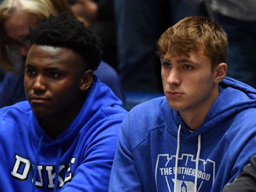 First Look at Duke Basketball Newcomer Cooper Flagg in Practice