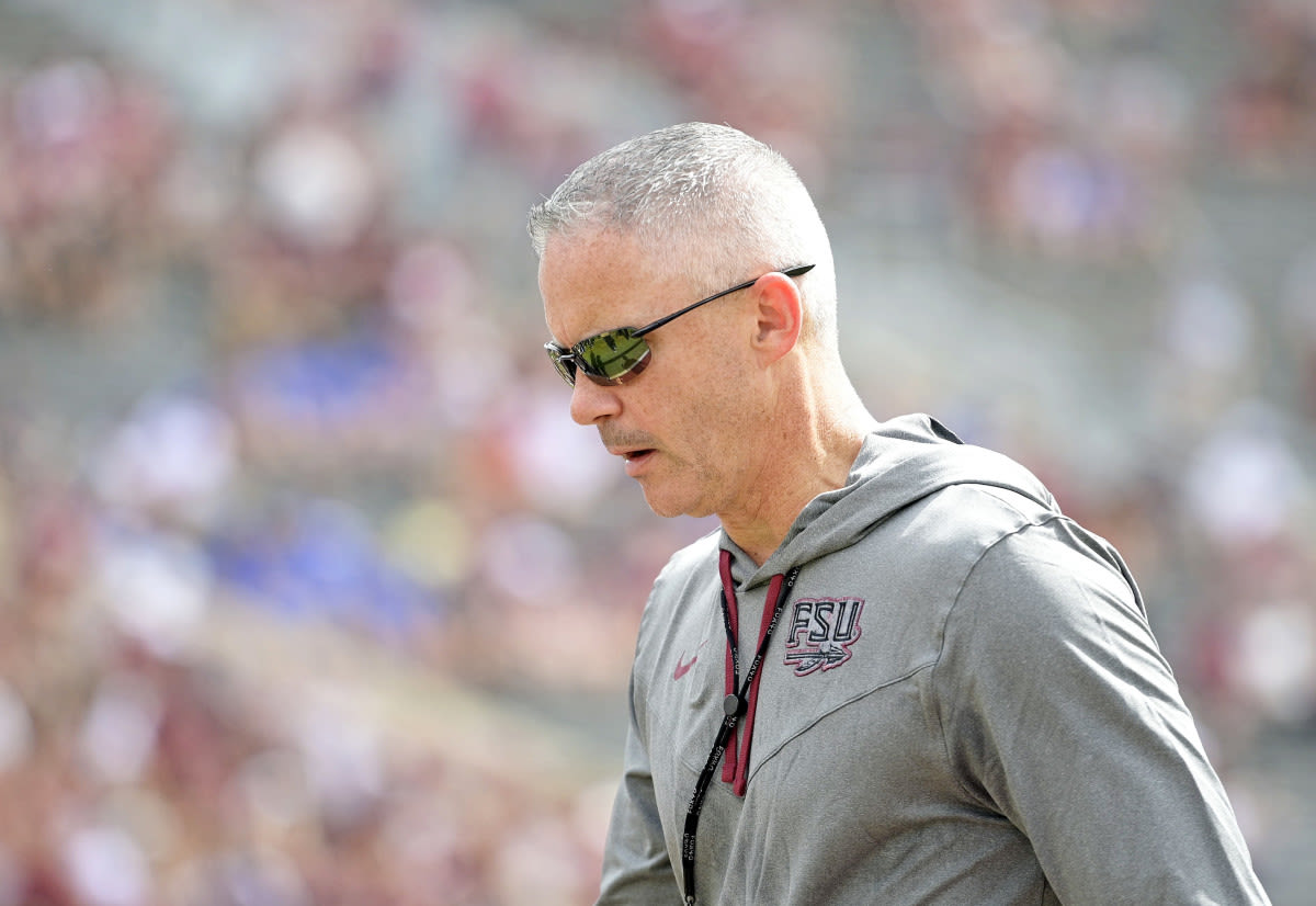 Mike Norvell’s Postgame Press Conference Ends With Ironic Hot Seat Symbolism