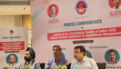 Cardiological Society of India launches first-ever guidelines for dyslipidemia management - ET HealthWorld