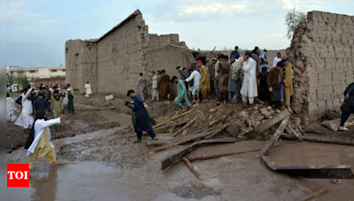 Heavy rains in eastern Afghanistan cause devastation, leaving at least 40 dead - Times of India