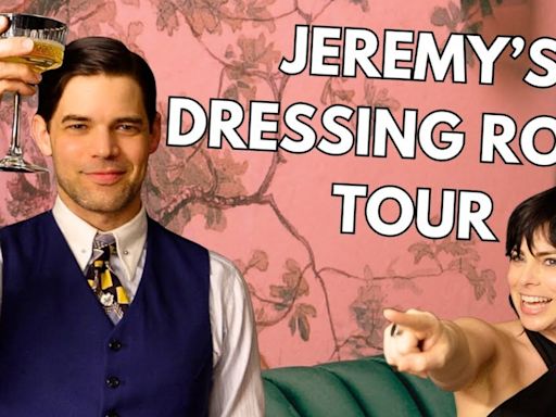 Video: Jeremy Jordan's THE GREAT GATSBY Dressing Room Tour, Designed by Krysta Rodriguez