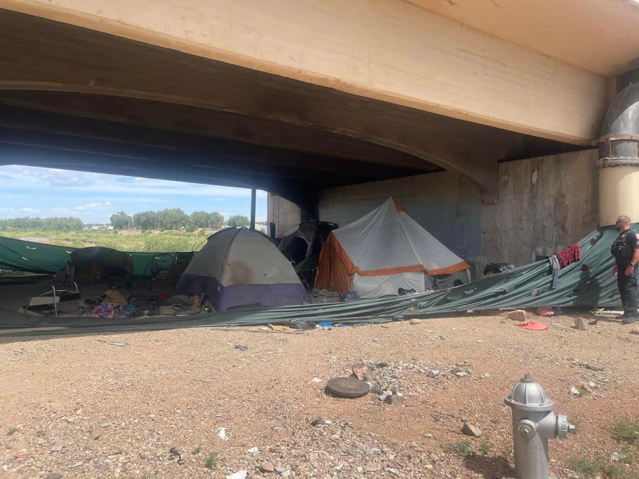 Clean-up of homeless camps along Fountain Creek underway in Pueblo