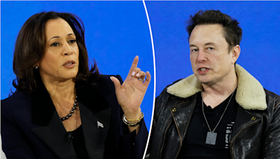 Elon Musk rips into Kamala Harris for 'lying' about Trump's abortion position