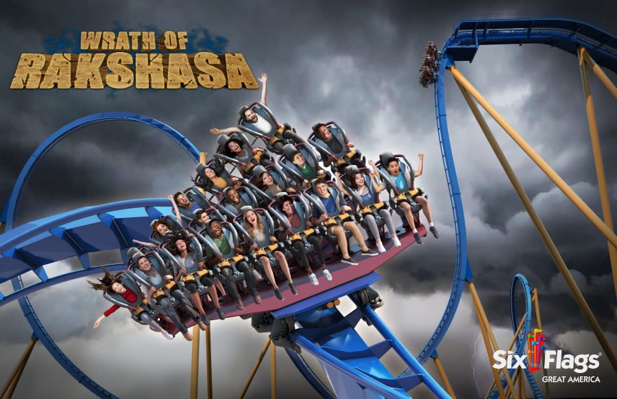 Six Flags Great America to open new record-breaking dive coaster Wrath of Rakshasa in 2025