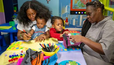 NYC's Rikers Island jail gets a kid-friendly visitation room ahead of Mother's Day