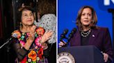 Dolores Huerta respalda la candidatura de Kamala Harris en un esfuerzo por atraer el voto hispano