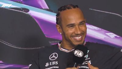 La reacción de Hamilton al ser preguntado por el futuro de Newey