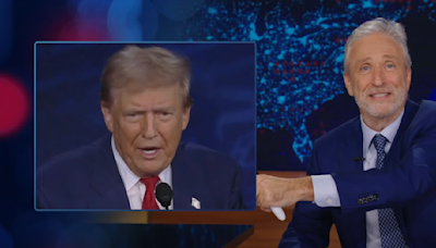 Jon Stewart Calls Out Trump Supporters’ ‘Bizarro’ Portrayal of Former President: ‘It’s as Though They’ve Created a ...