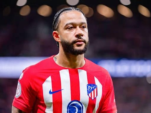 El Atlético de Madrid confirma la lesión de Memphis Depay y el tiempo de baja