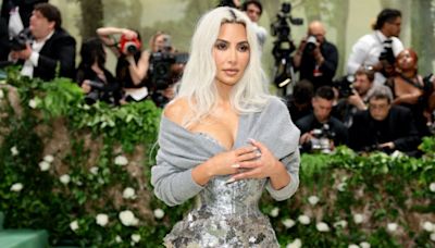 Kim Kardashian Flaunts Tiny Waist at the 2024 Met Gala After Tom Brady Roast