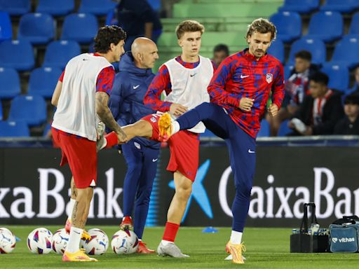 Lino y Giménez, titulares en el Atlético; Aleña, Moriba y Óscar, en el once del Getafe