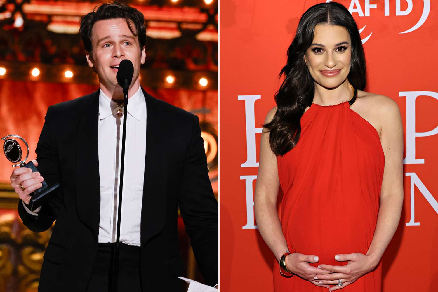 Jonathan Groff Says Lea Michele Saw Him Win His First Tony with Their “Spring Awakening” Cast at Watch Party