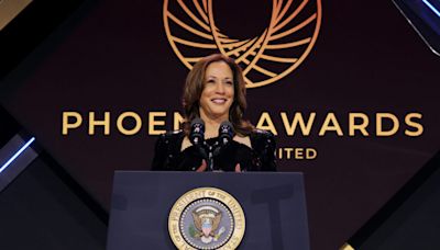 Harris at Congressional Black Caucus dinner warns Trump will ‘take our nation backward’